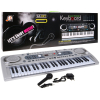 Srebrny Keyboard dla dzieci 5+ Mikrofon + Nagrywanie USB - model nr 824